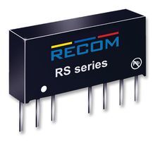 RS-243.3S - RECOM POWER - 直流/直流转换器 隔离式板载, High Power Density, SIP, 固定, 通孔安装, 2 W, 3.3 V, 500 mA | e络盟 中国